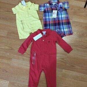 Bundle Ralph Lauren Romper Size 6M NWT